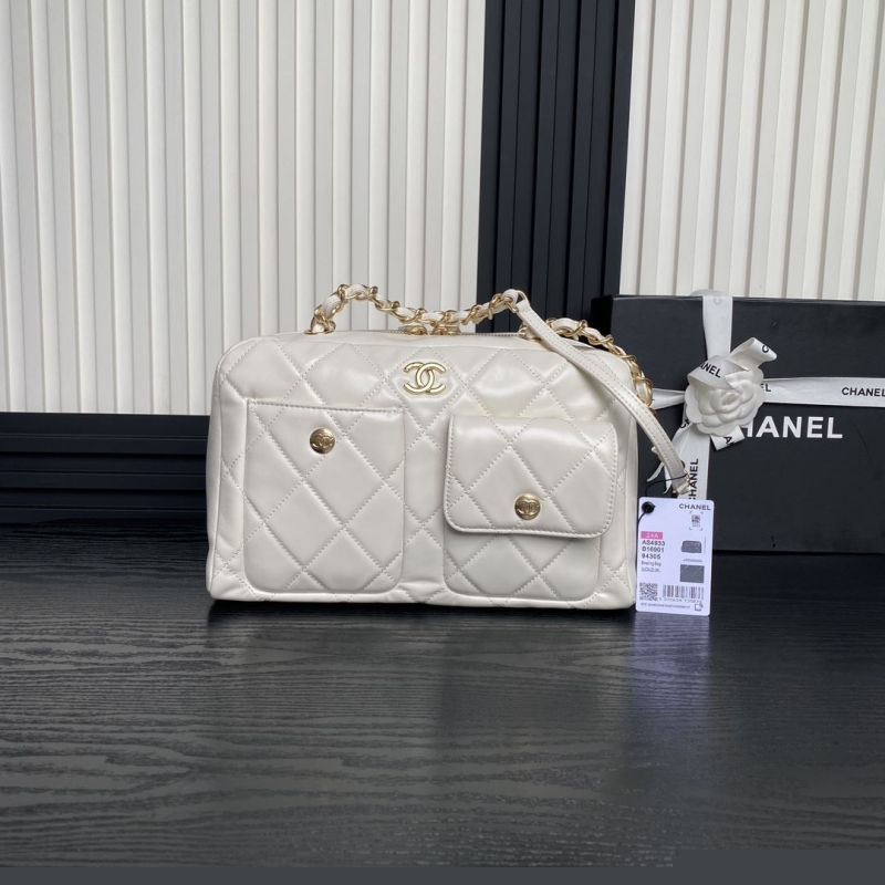 Ch*el top handle bags